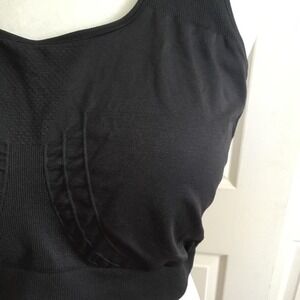 Truekind Athleisure Fitness Black Sports Bra Size XXL Racerback Breathable